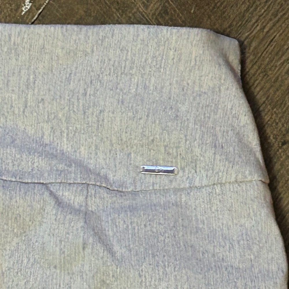 SC & Co Athletic Skort Light Blue Heathered Tummy Control Stretch Pockets Medium - Picture 4 of 7